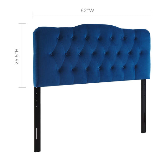 Annabel Diamond Tufted Performance Velvet Queen Headboard by Modway