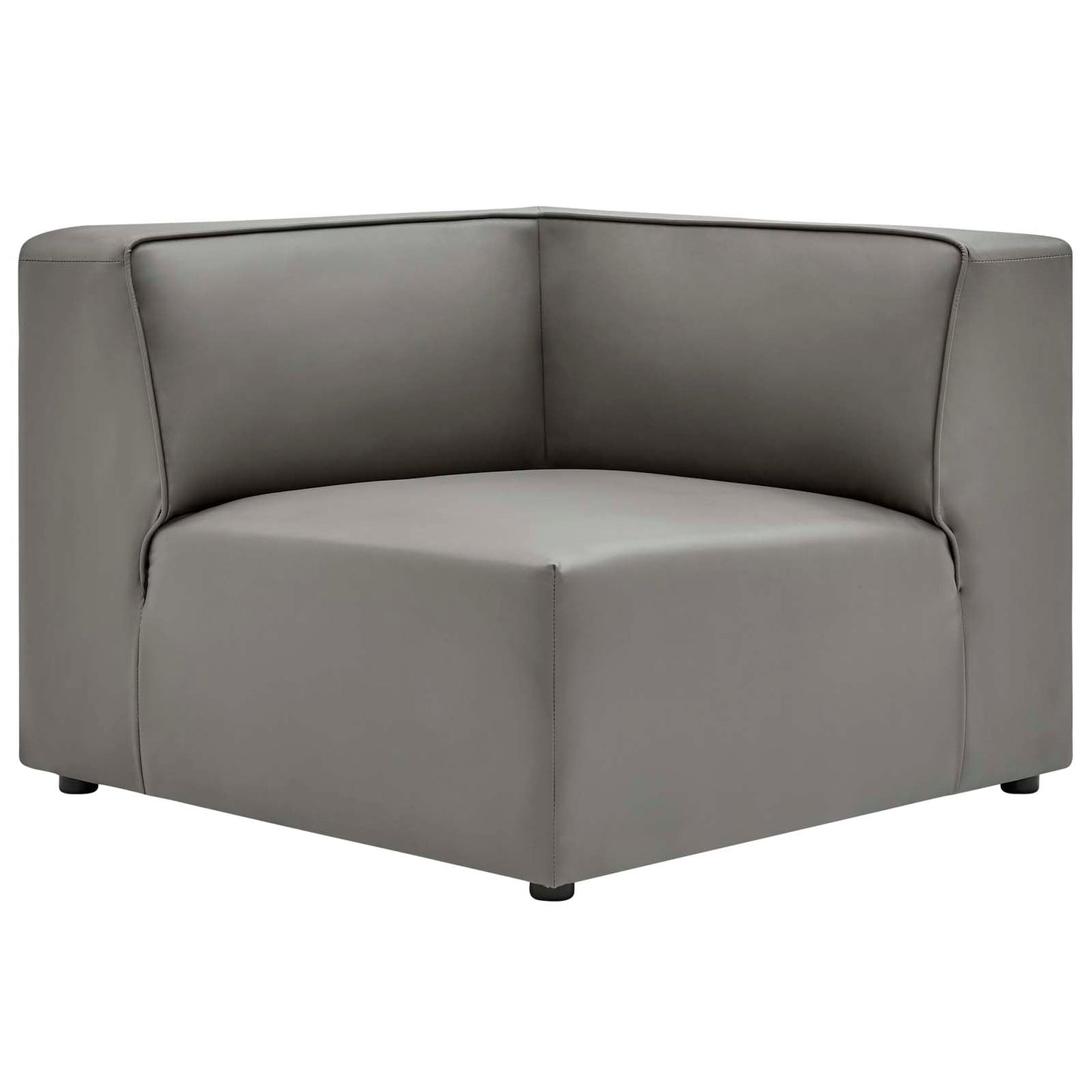 Mingle Vegan Leather Corner Chair by Modway