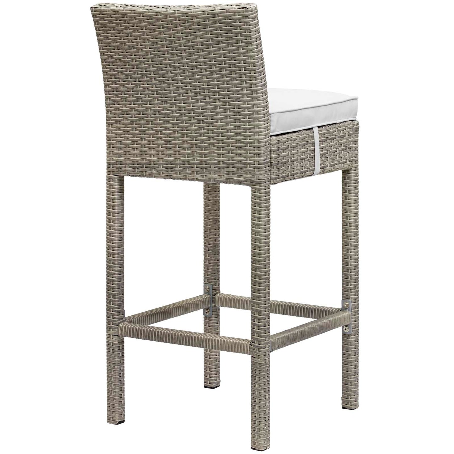 Conduit Outdoor Patio Wicker Rattan Bar Stool Set of 2 by Modway