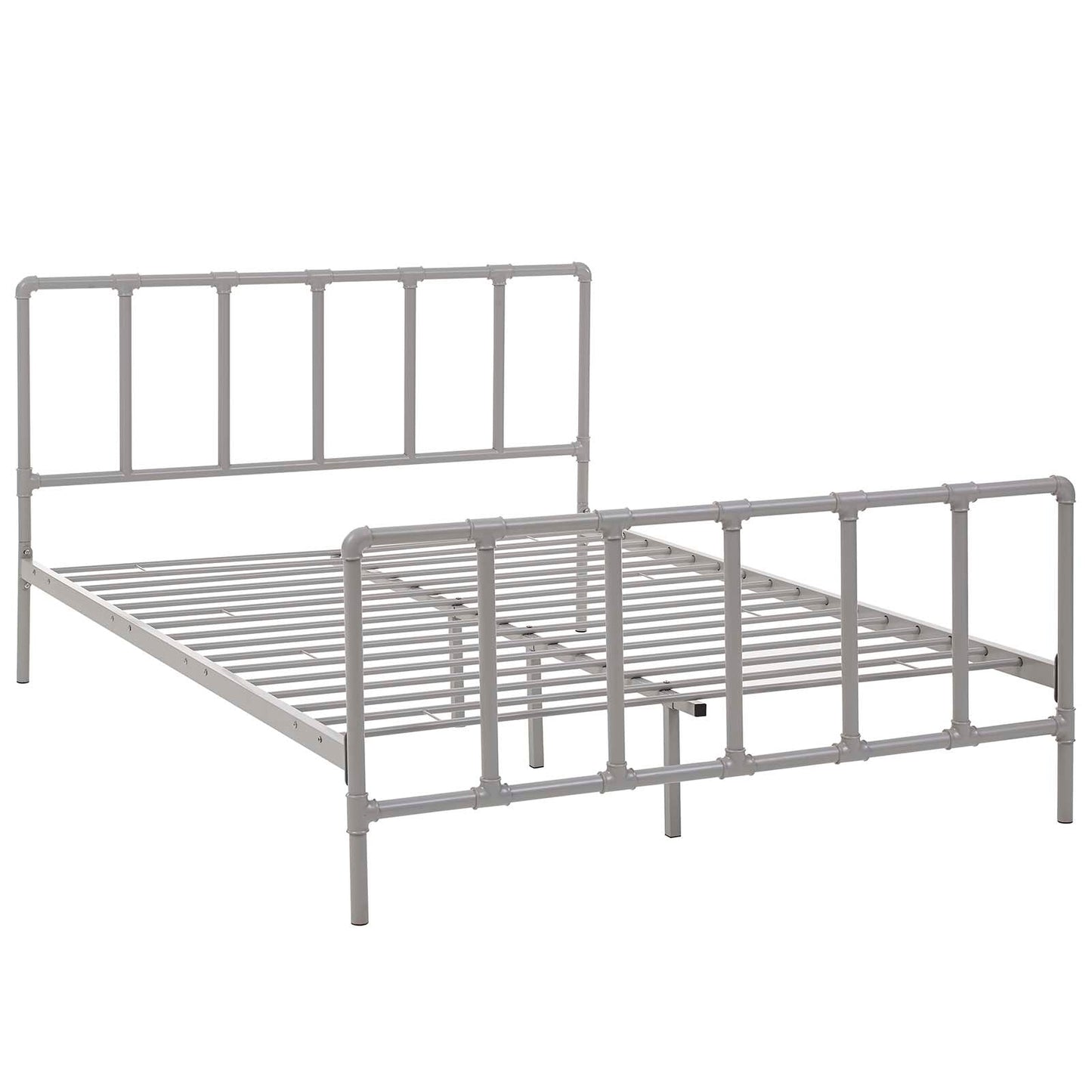 Dower Stainless Steel Queen Bed by Modway