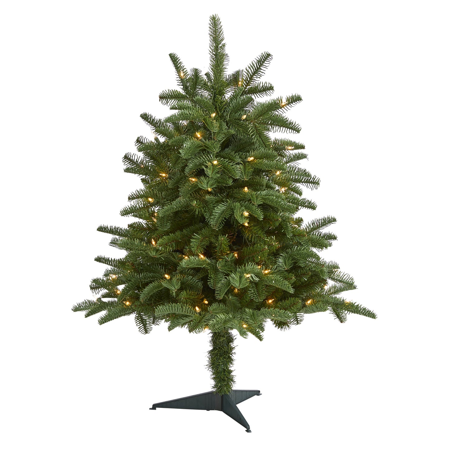 3' South Carolina Spruce Artificial Christmas Tree w/ 100 White Warm Light