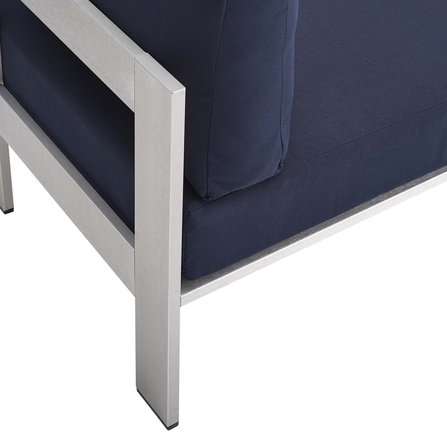 Shore Sunbrella¨ Fabric Aluminum Outdoor Patio Armless Chair by Modway