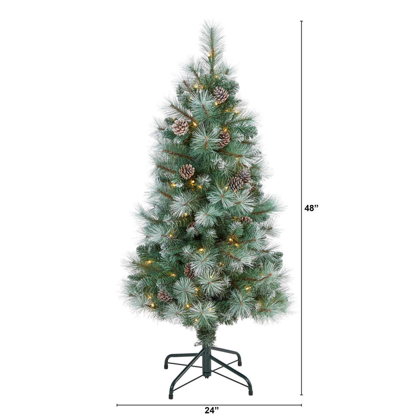 4' Frosted Tip British Columbia Mountain Pine Artificial Christmas Tree