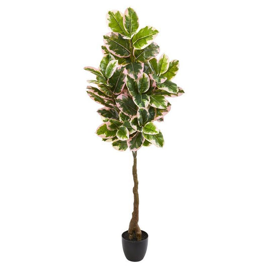65"  Rubber Leaf Artificial Tree (Real Touch)