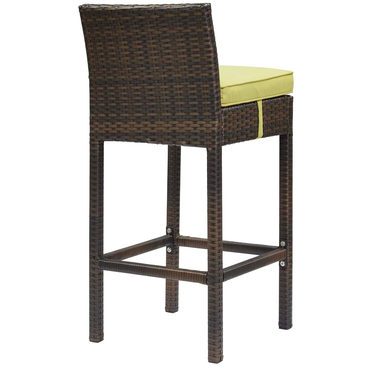 Conduit Outdoor Patio Wicker Rattan Bar Stool Set of 2 by Modway