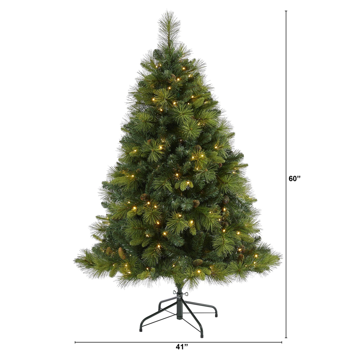 5' North Carolina Mixed Pine Artificial Christmas Tree