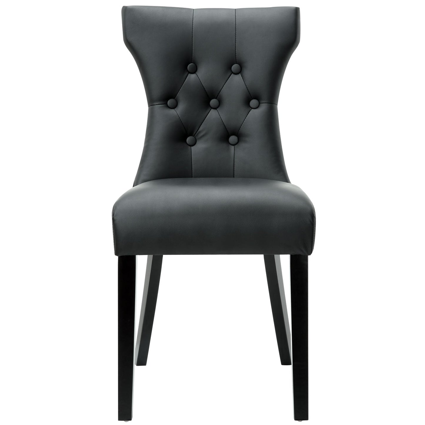 Silhouette Dining Vinyl Side Chair by Modway