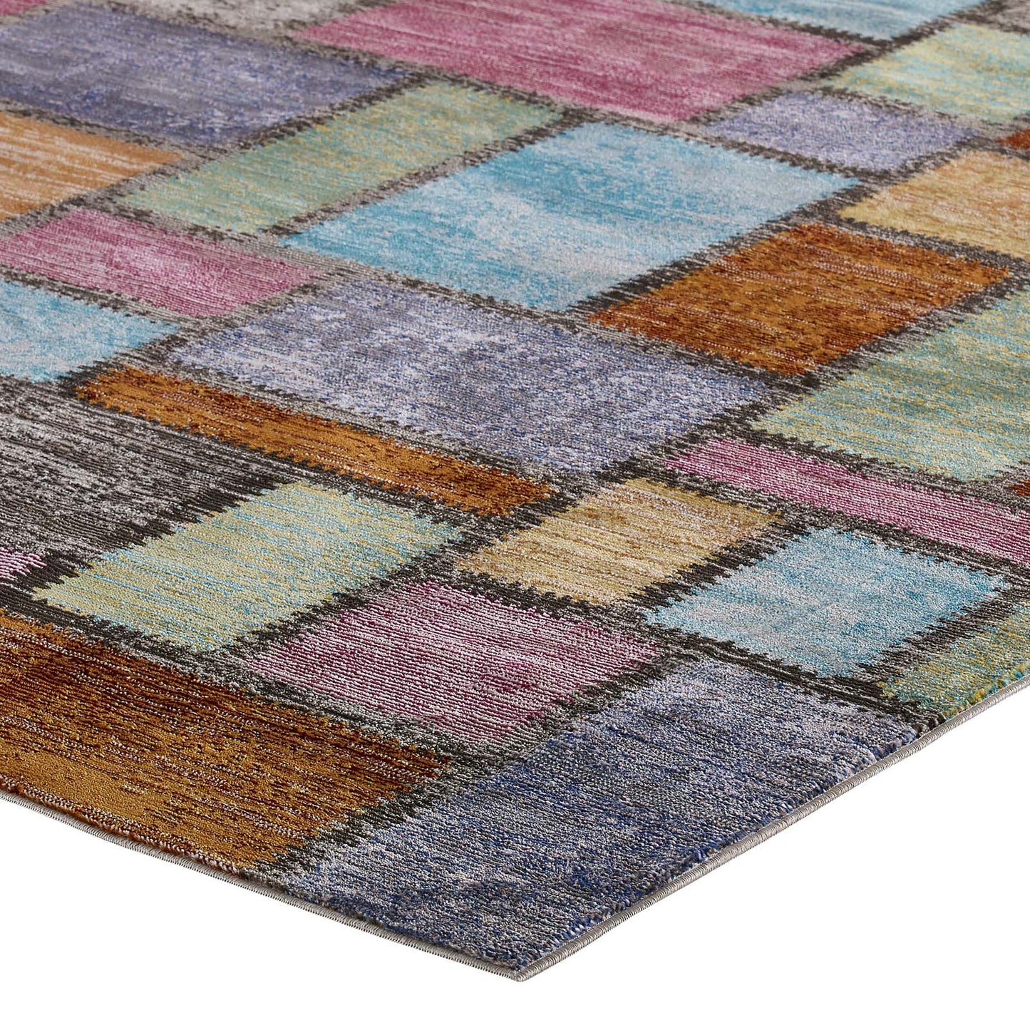 Success Nyssa Abstract Geometric Mosaic 5x8 Area Rug by Modway
