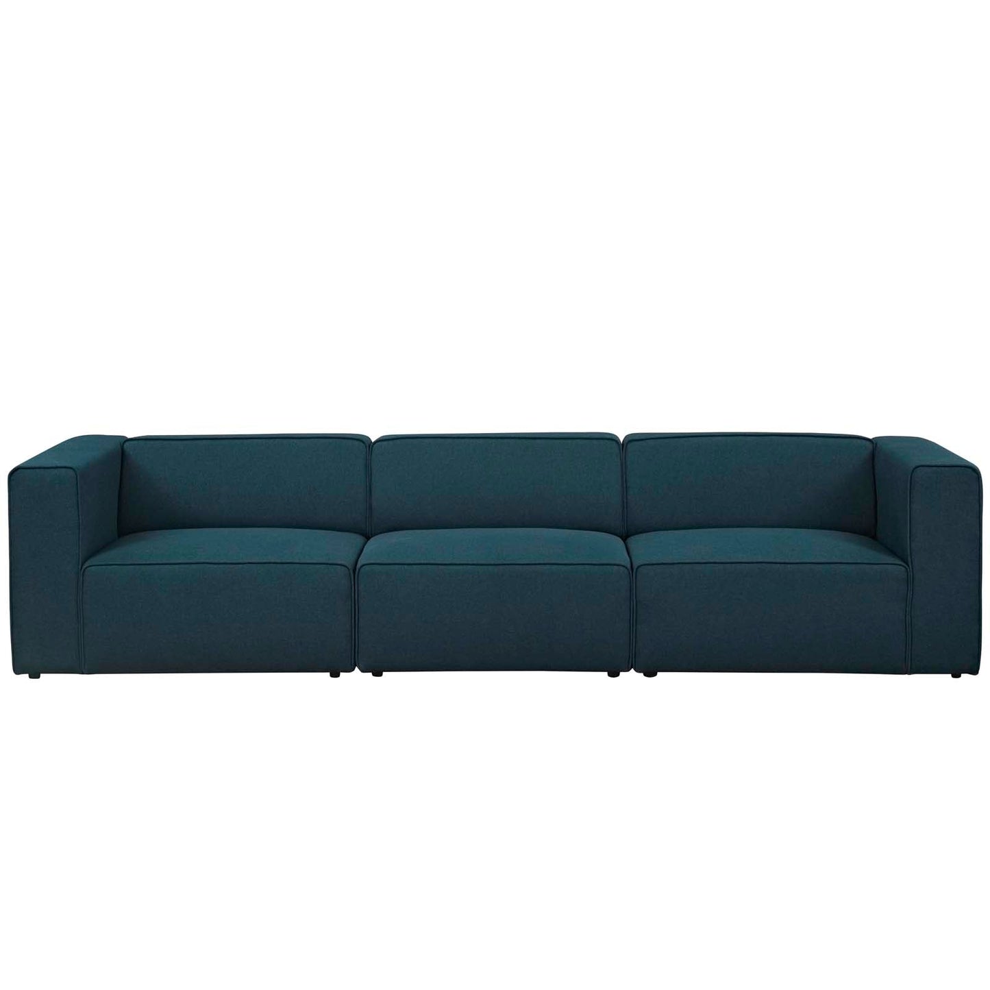 Mingle 3 Piece Upholstered Fabric Sectional Sofa Set by Modway