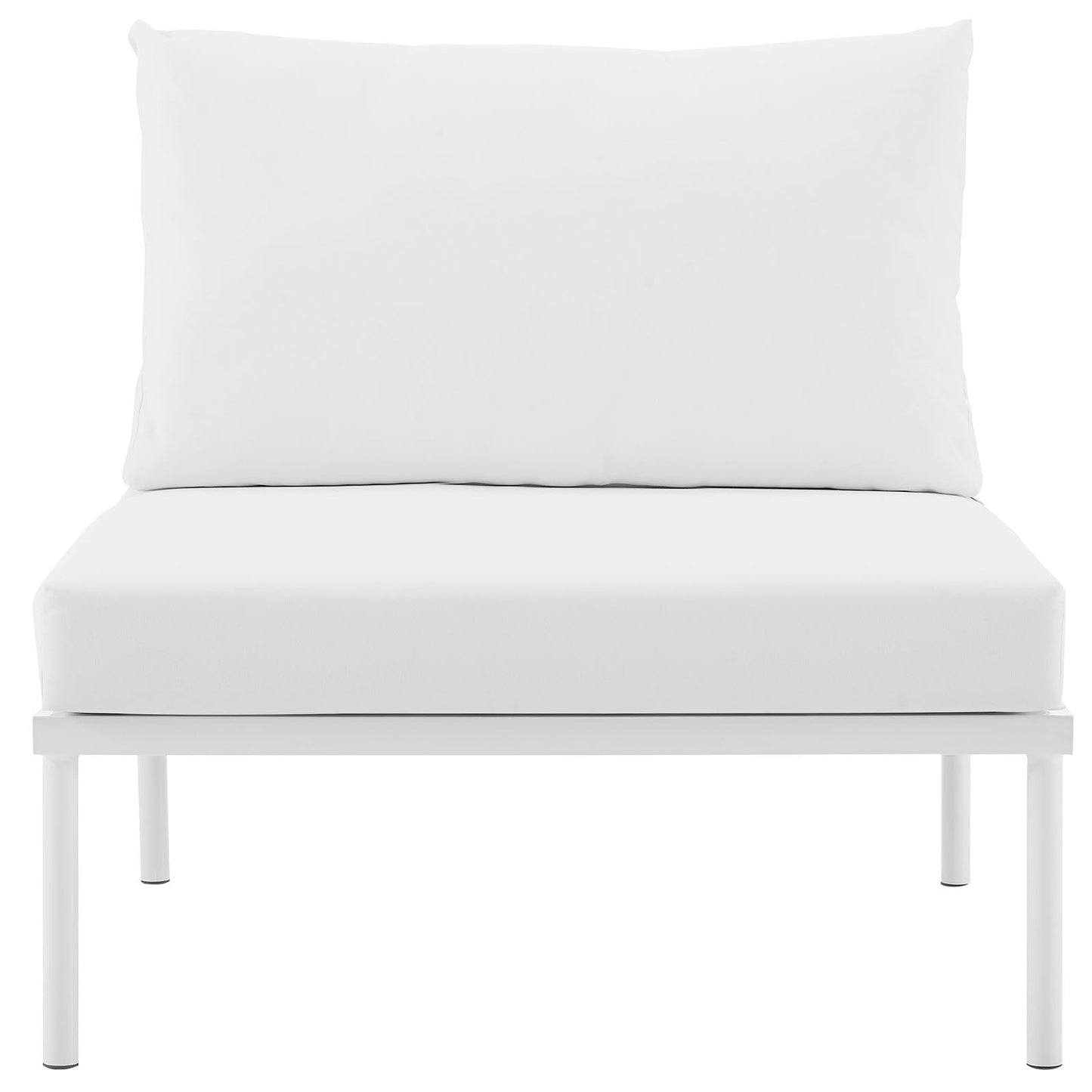 Harmony Armless Outdoor Patio Aluminum Chair by Modway