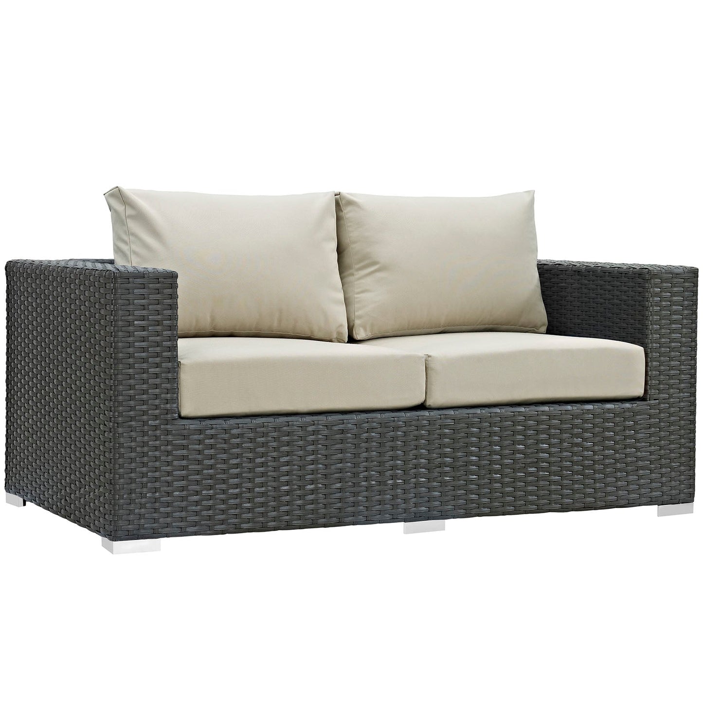 Sojourn 8 Piece Outdoor Patio Sunbrella¨ Sectional Set by Modway