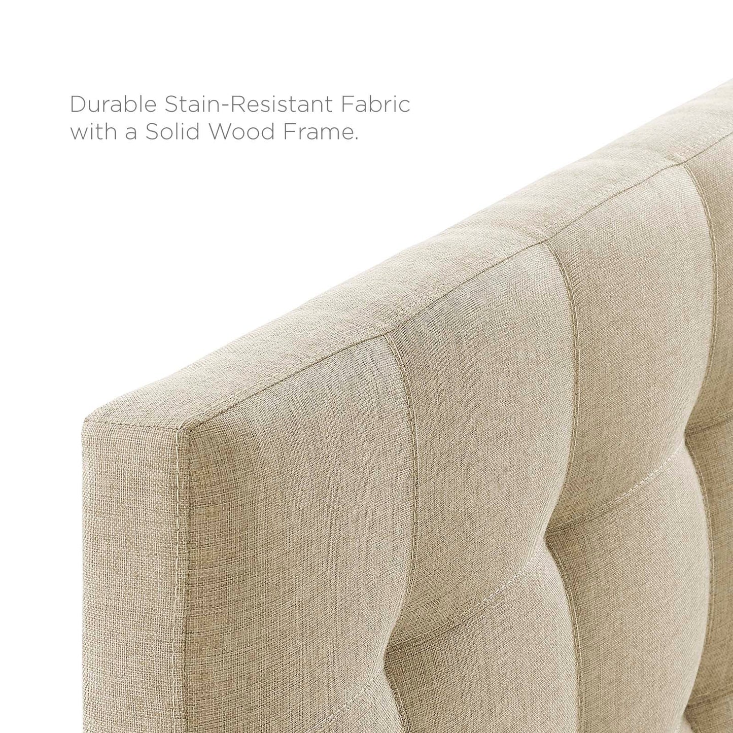 Lily Upholstered Fabric Queen Headboard by Modway