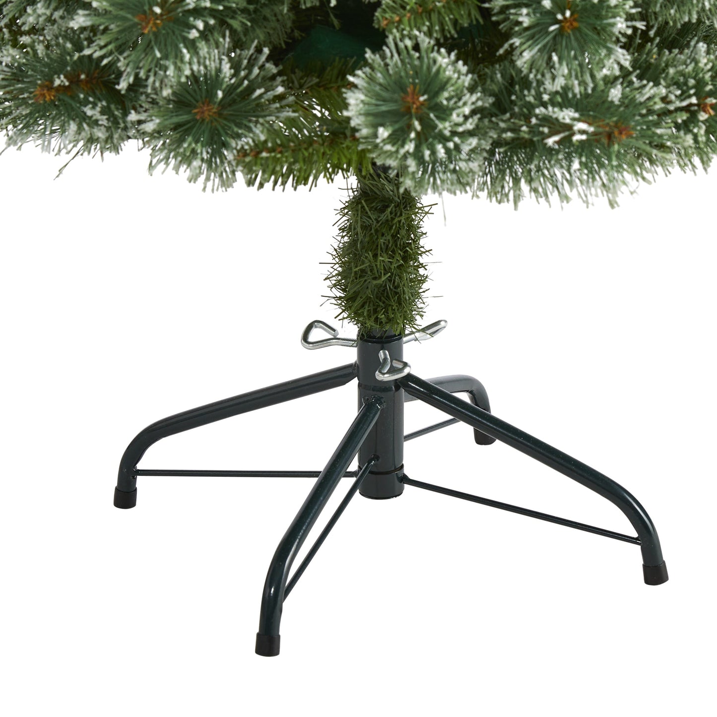 4' Wisconsin Slim Snow Tip Pine Artificial Christmas Tree w/ 100 Clear LED Light