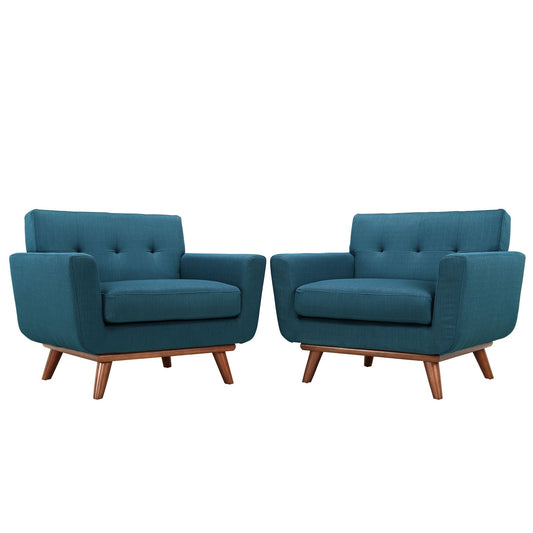 Engage Wood Armchair Set of 2 by Modway