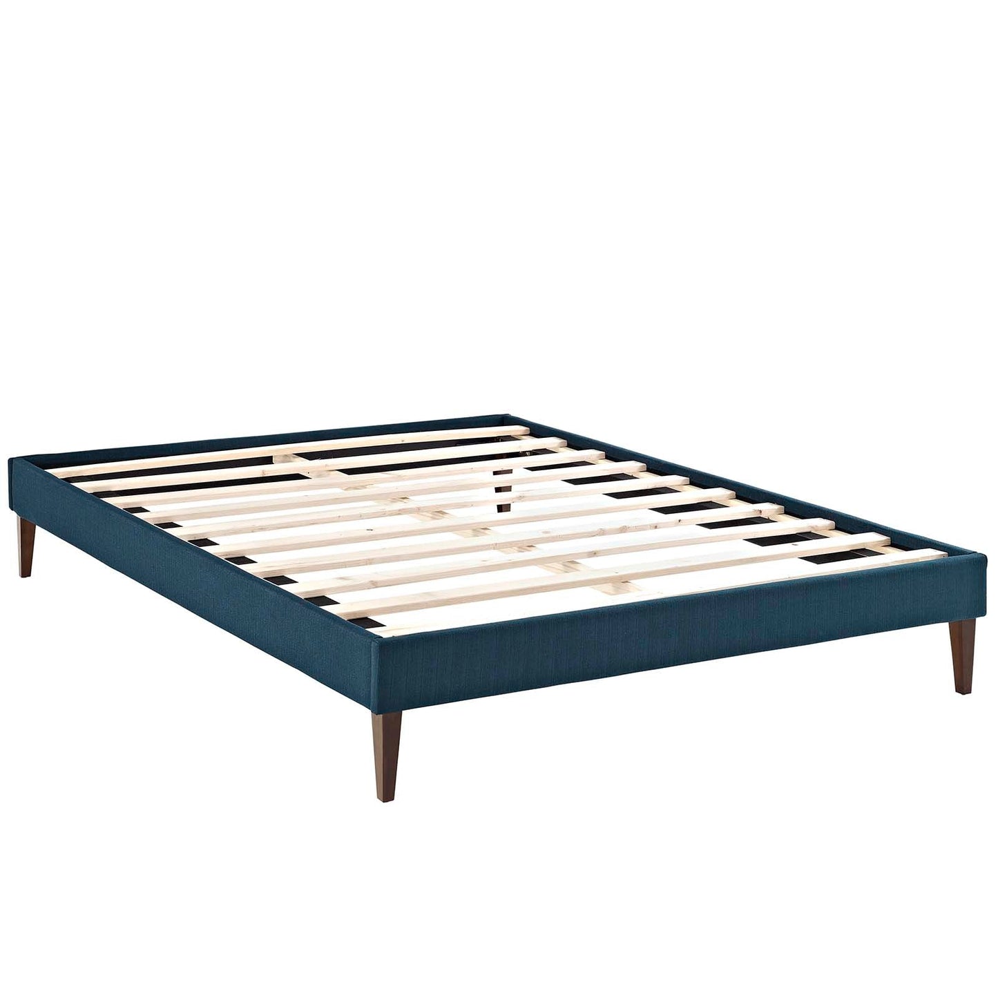 Tessie Fabric Full Bed Frame with Squared Tapered Legs by Modway