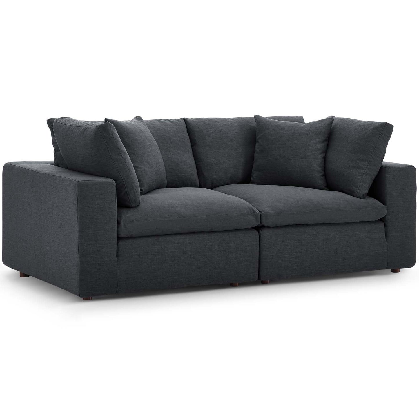 Commix 2 Piece Down Filled Overstuffed Sectional Sofa Set by Modway