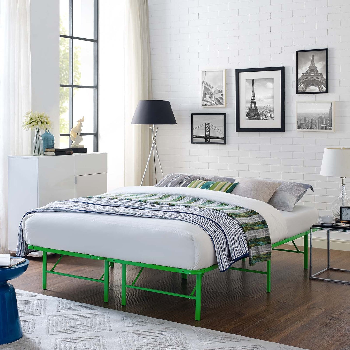Horizon Stainless Steel Full Bed Frame by Modway