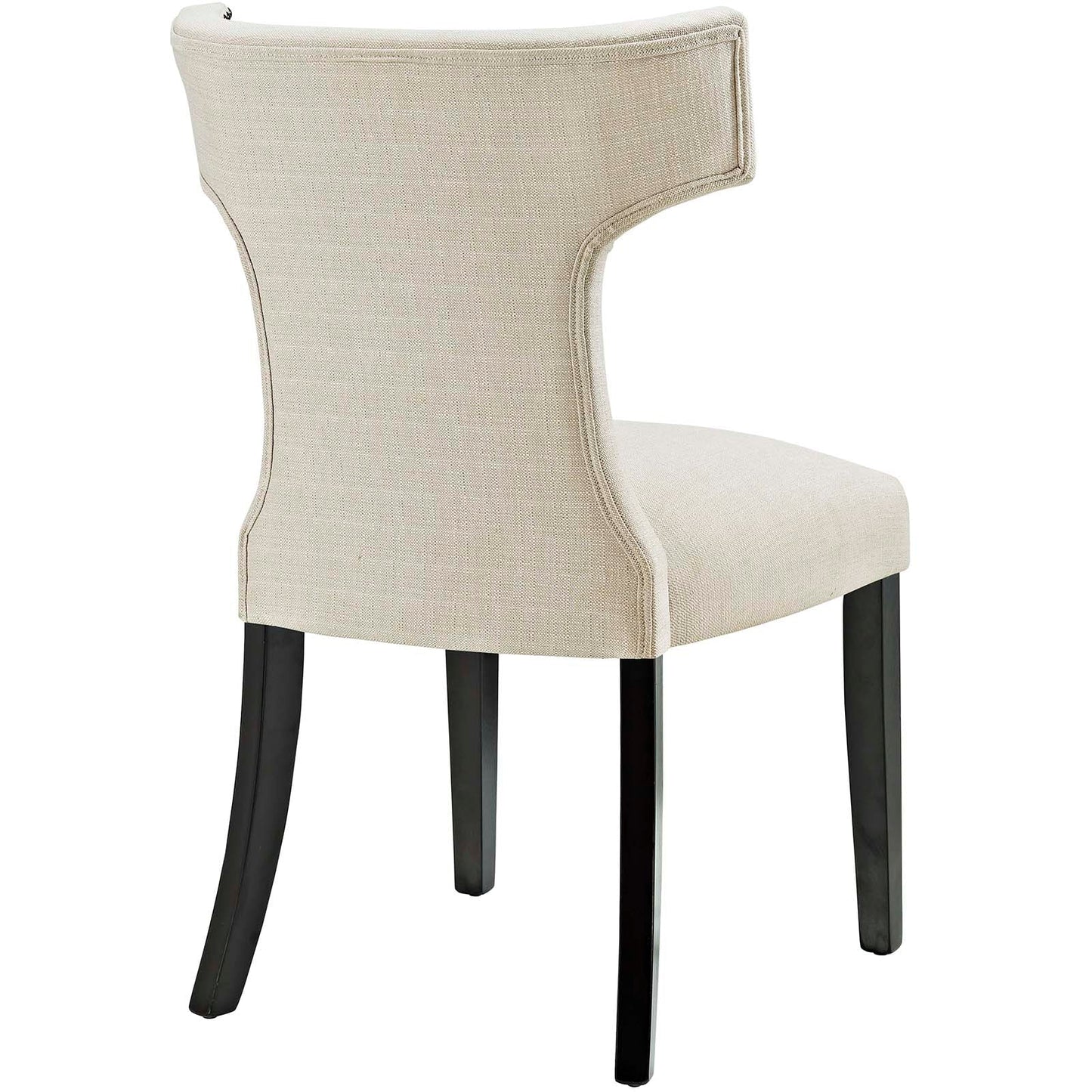 Curve Fabric Dining Side Chair Set of 2 by Modway