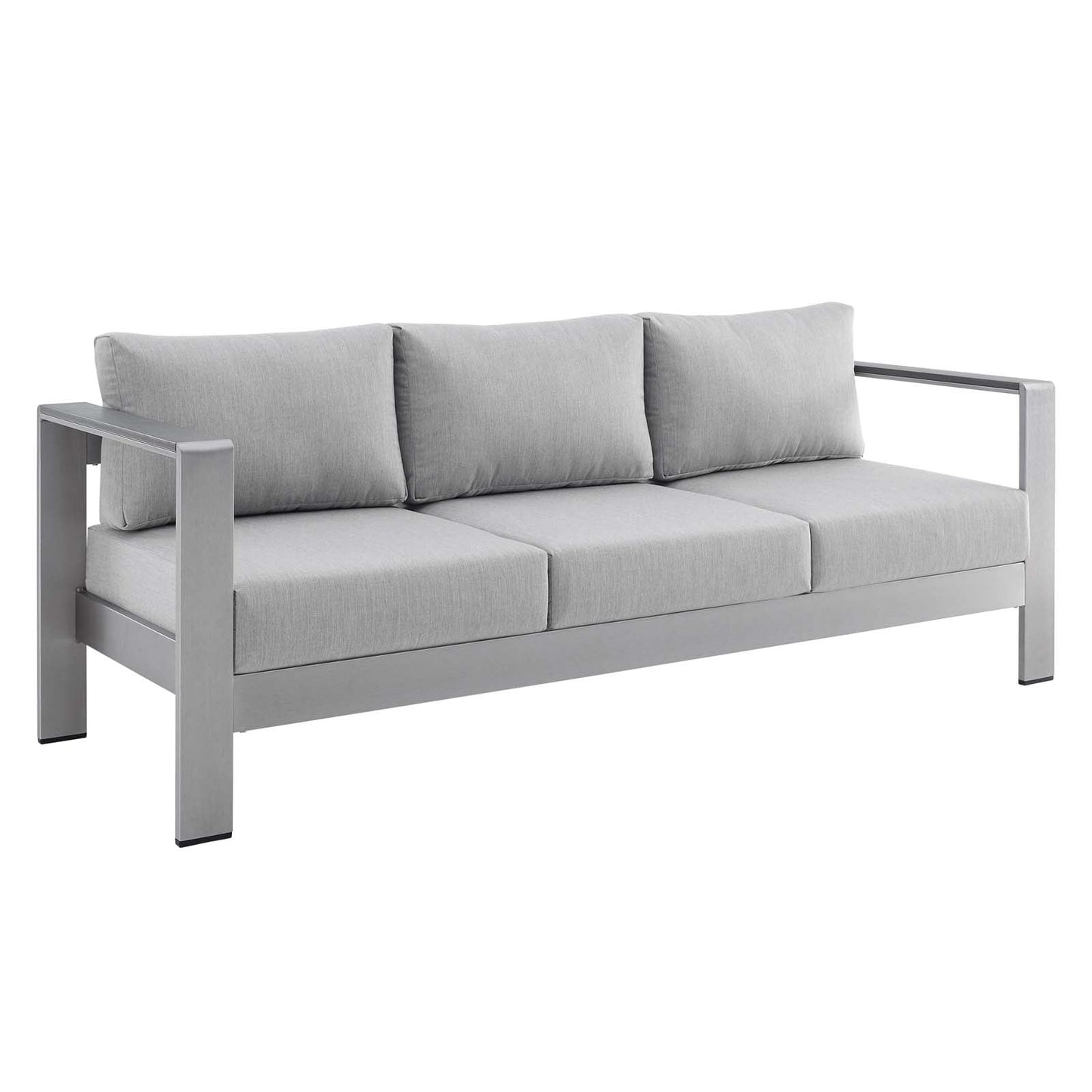 Shore 4 Piece Sunbrella¨ Fabric Outdoor Patio Aluminum Set by Modway