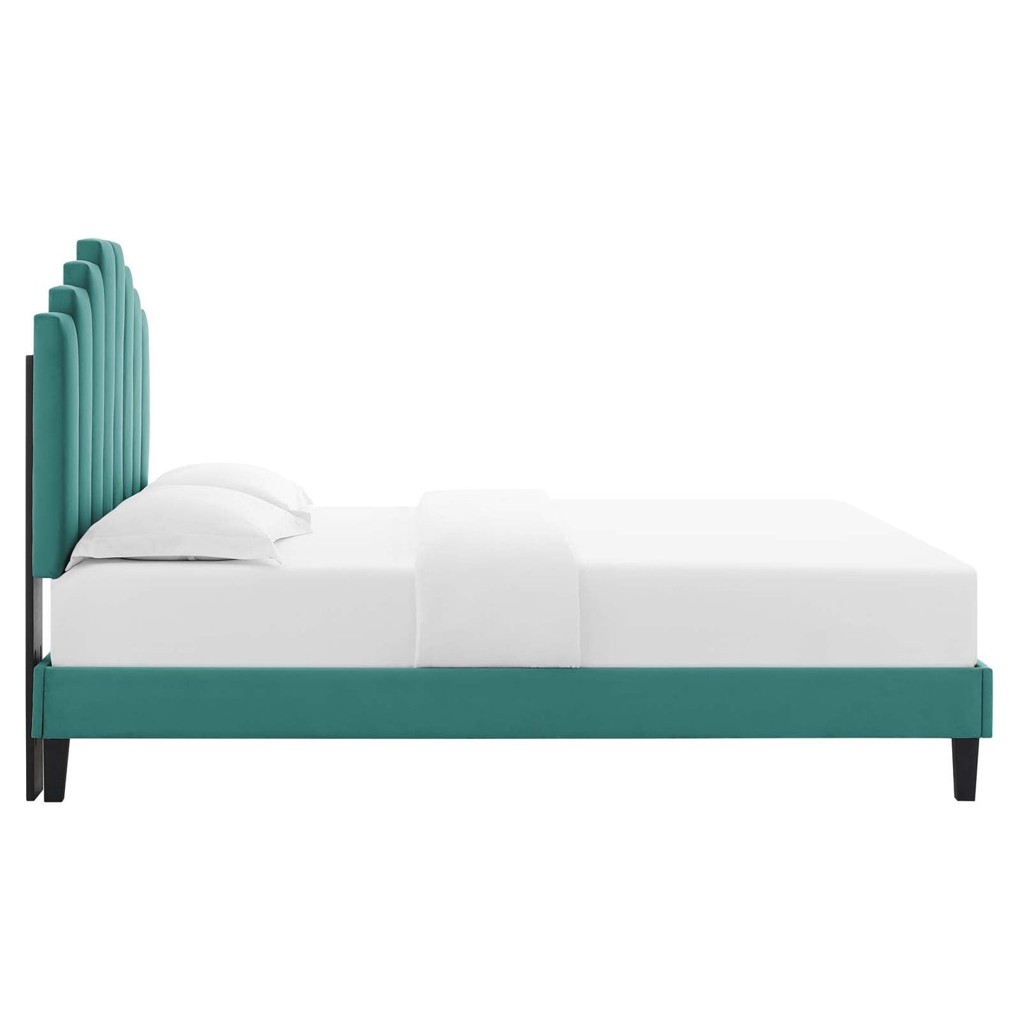 Elise Performance Velvet Twin Platform Bed by Modway