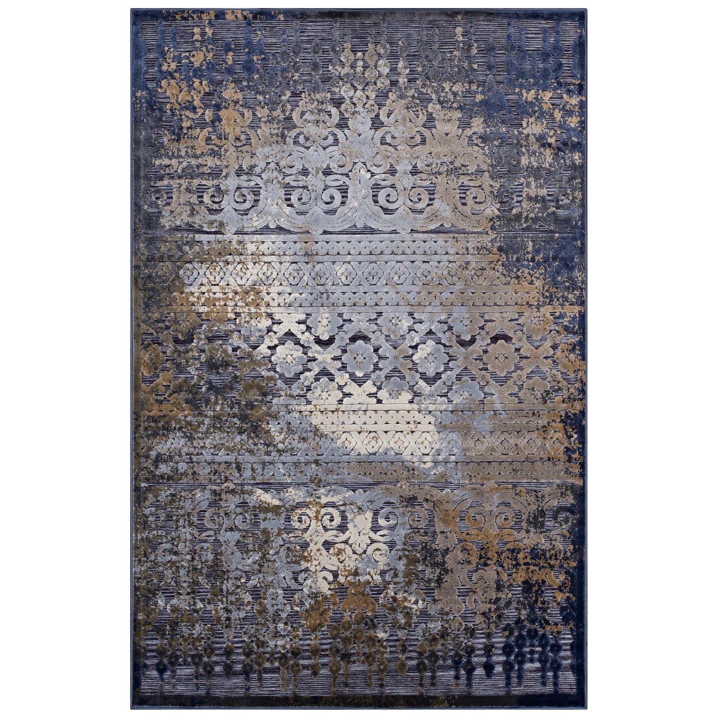 Kalene Distressed Vintage Turkish 5X8 Area Rug by Modway