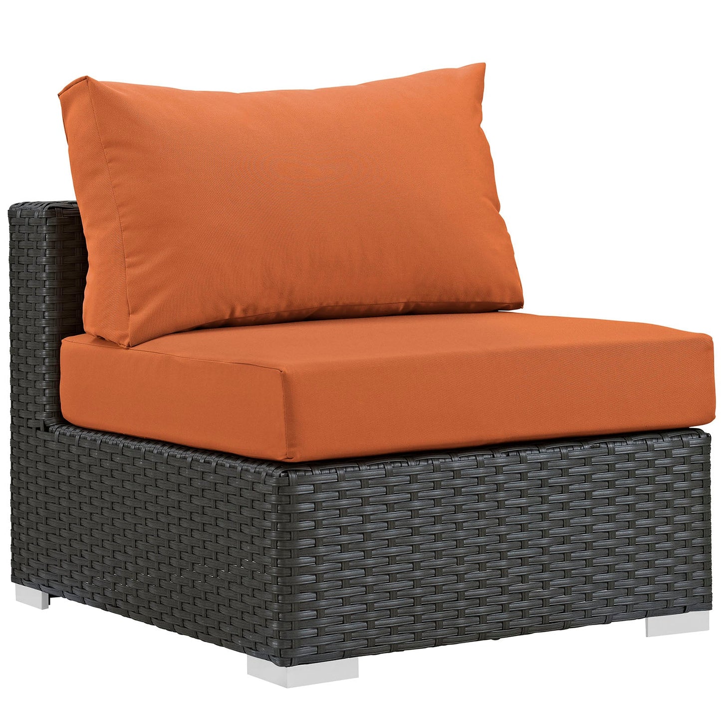 Sojourn 5 Piece Outdoor Patio Sunbrella¨ Sectional Set by Modway