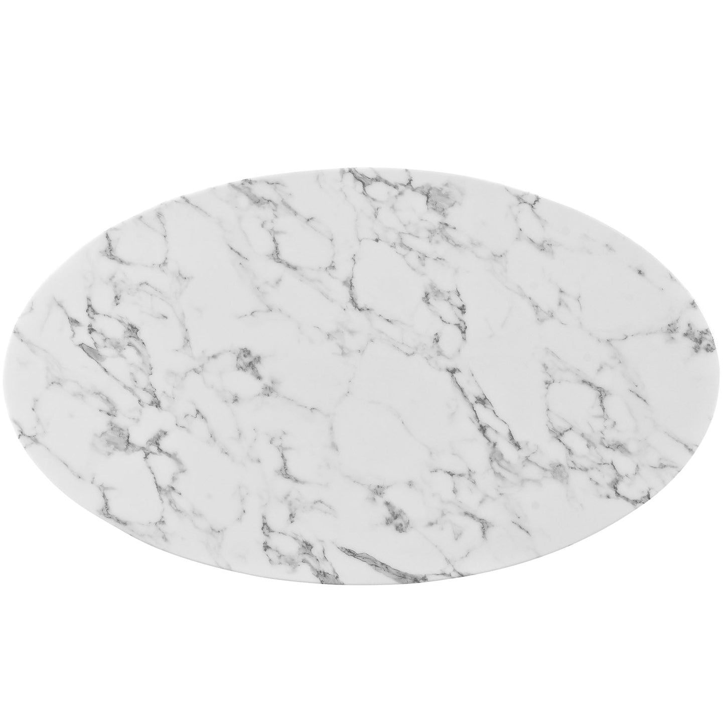 Lippa 48" Oval Faux Marble Dining Table by Modway