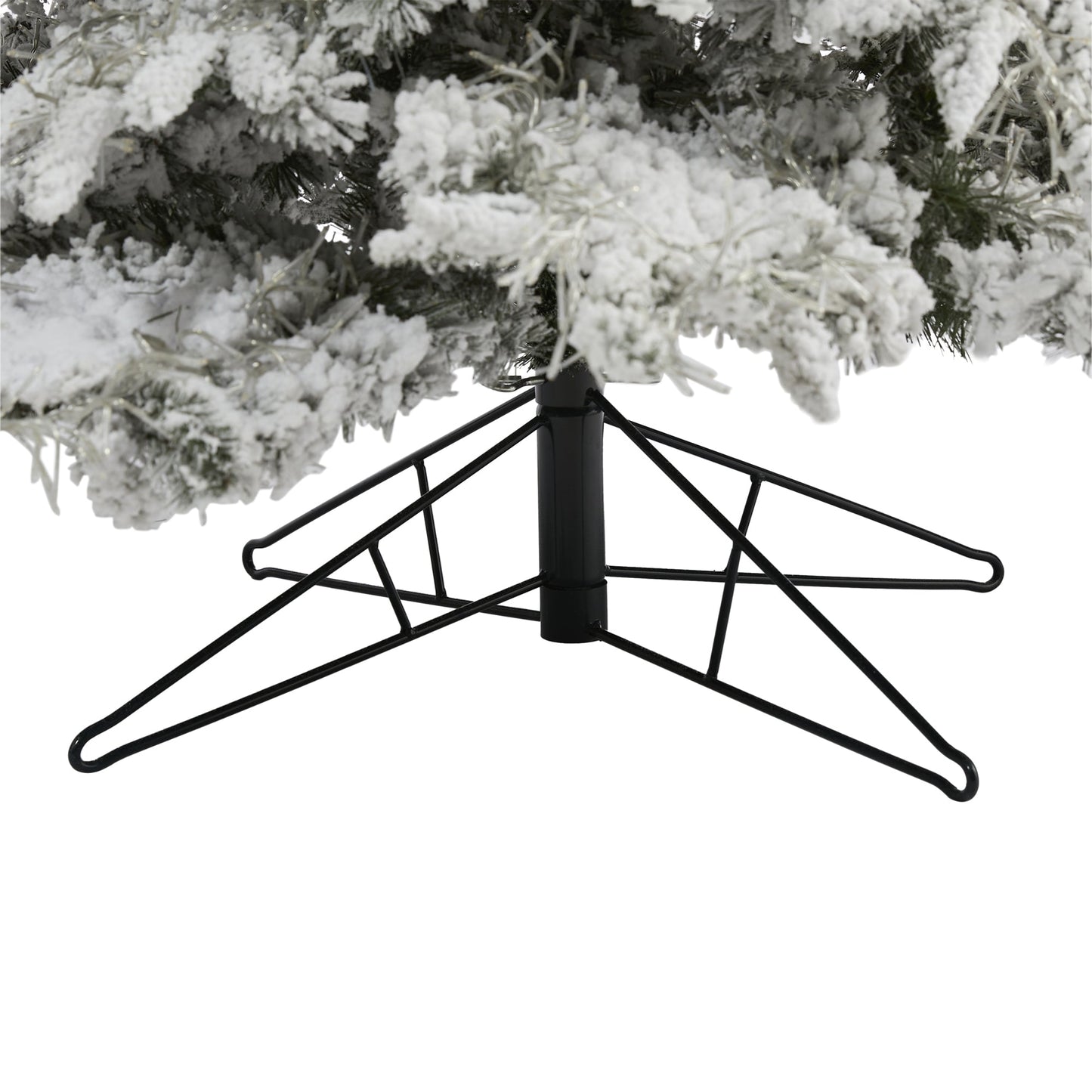 9' Flocked Grand Northern Rocky Fir Artificial Christmas Tree