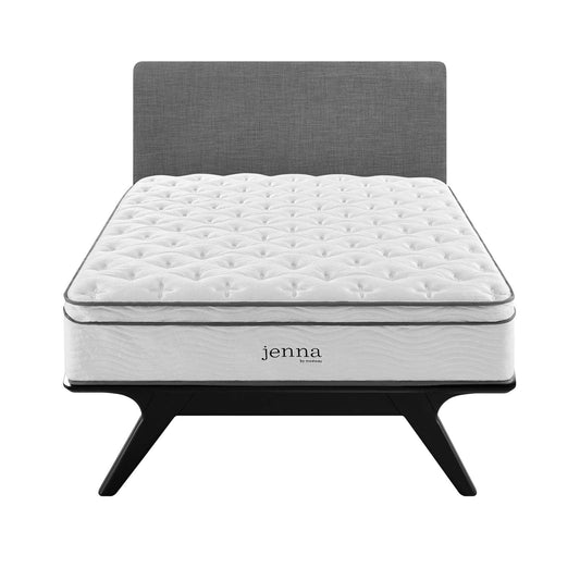 Jenna 14" Innerspring and Foam Queen Mattress by Modway