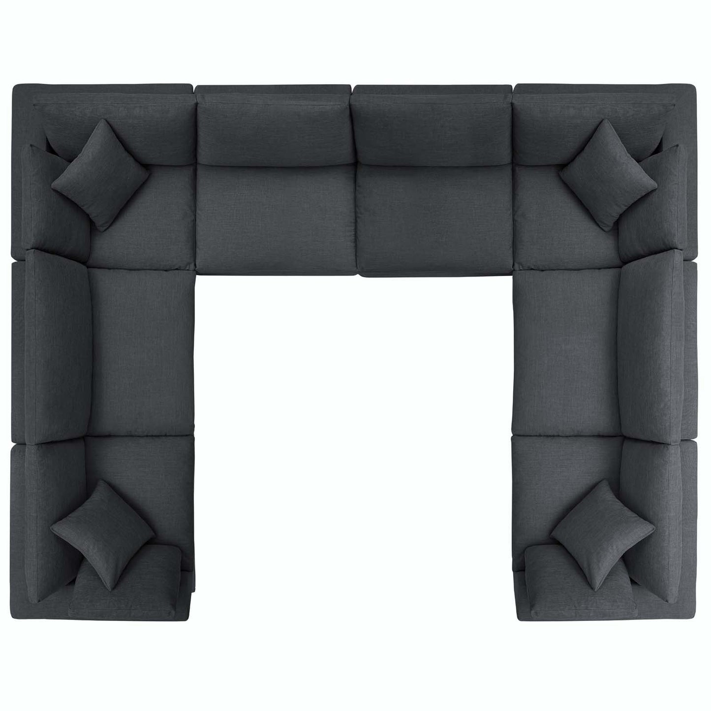 Commix 8-Piece Down Filled Overstuffed Sectional Sofa by Modway