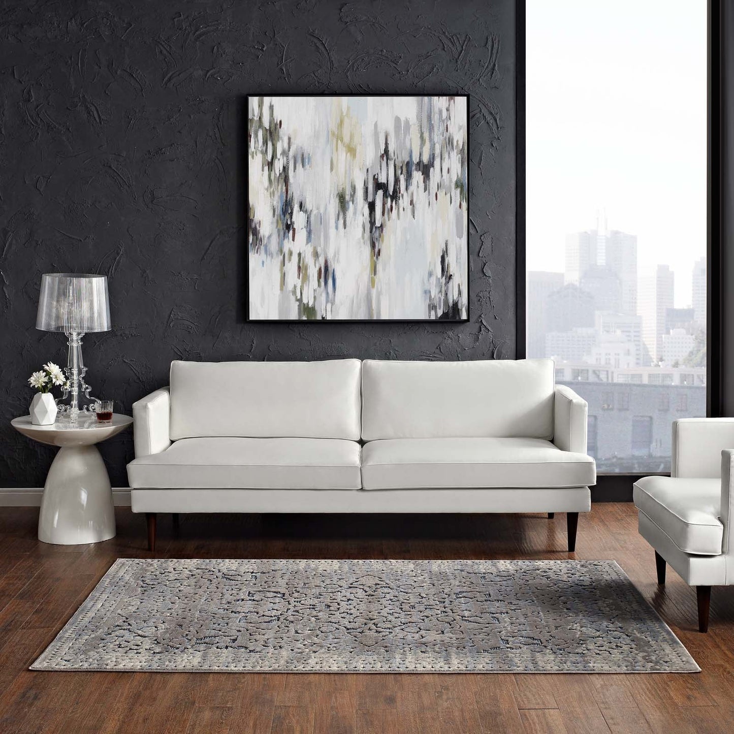 Margarida Distressed Vintage Turkish 8x10 Area Rug by Modway