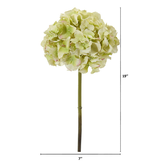 19" Hydrangea Artificial Flower (Set of 6)