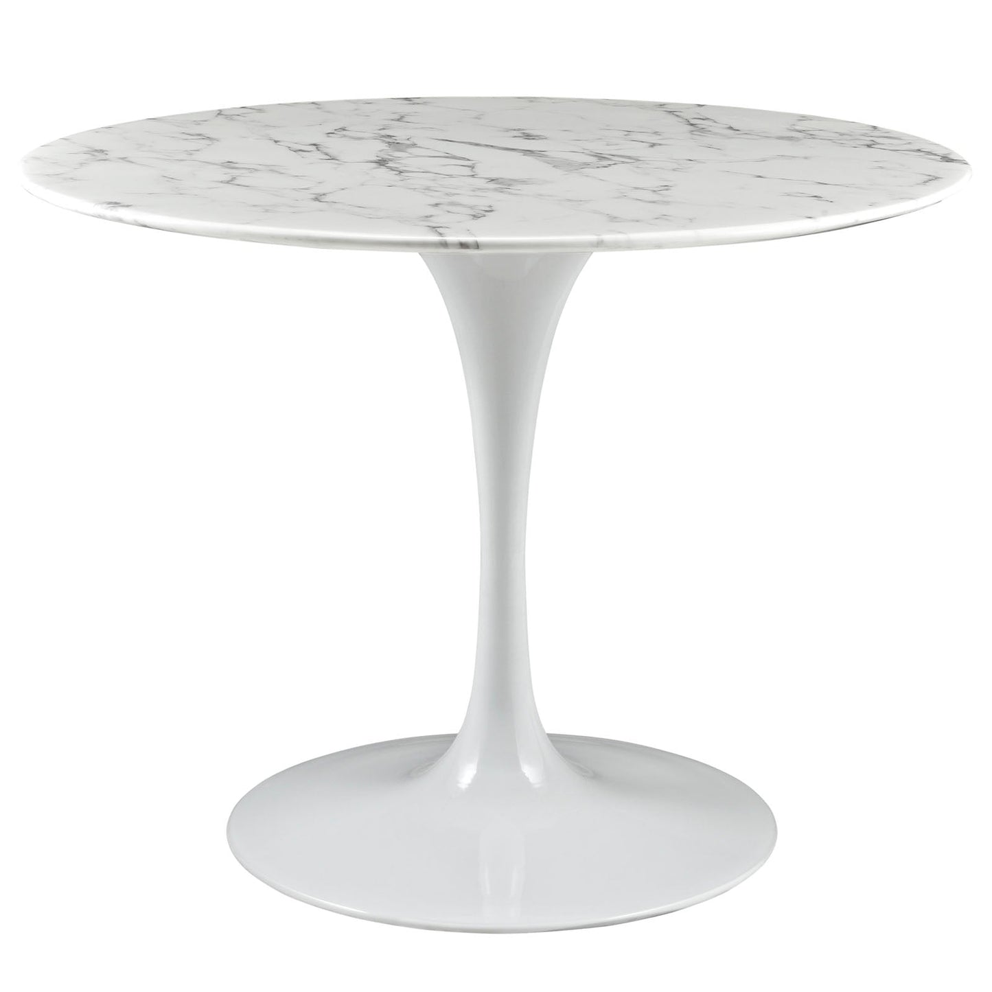 Lippa 40" Round Faux Marble Dining Table by Modway