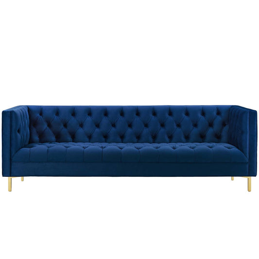 Delight Tufted Button Performance Velvet Sofa by Modway