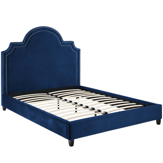 Primrose Performance Velvet Queen Platform Bed by Modway