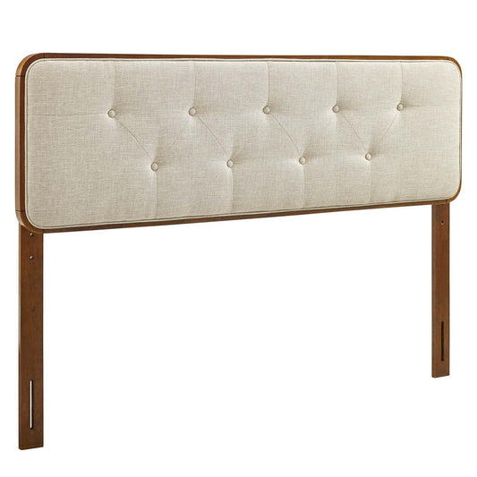 Collins Tufted Fabric and Wood Twin Headboard by Modway