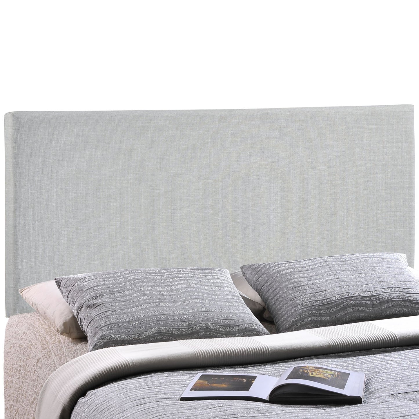 Region Upholstered Fabric King Headboard by Modway