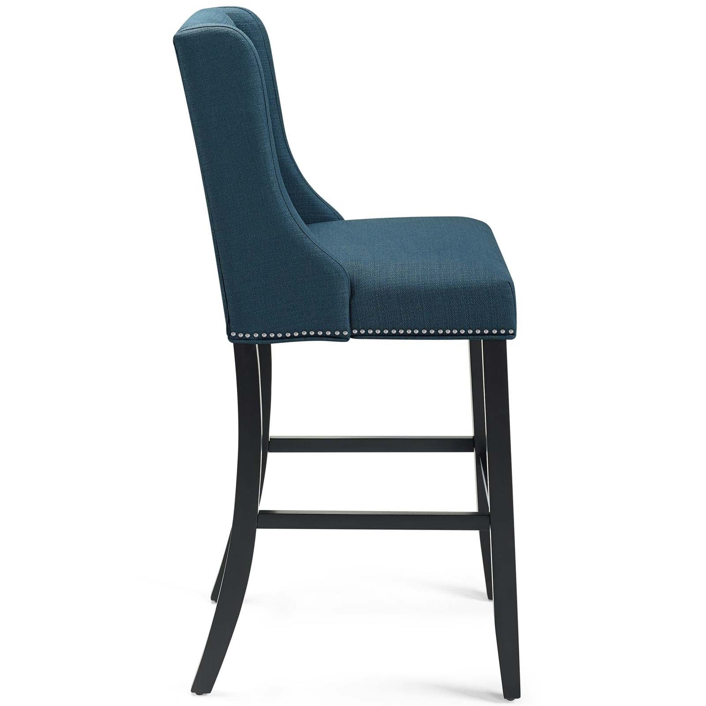 Baron Upholstered Fabric Bar Stool Set of 2 by Modway