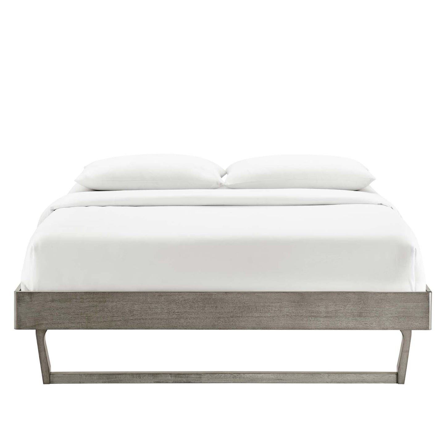 Billie Wood King Platform Bed Frame by Modway