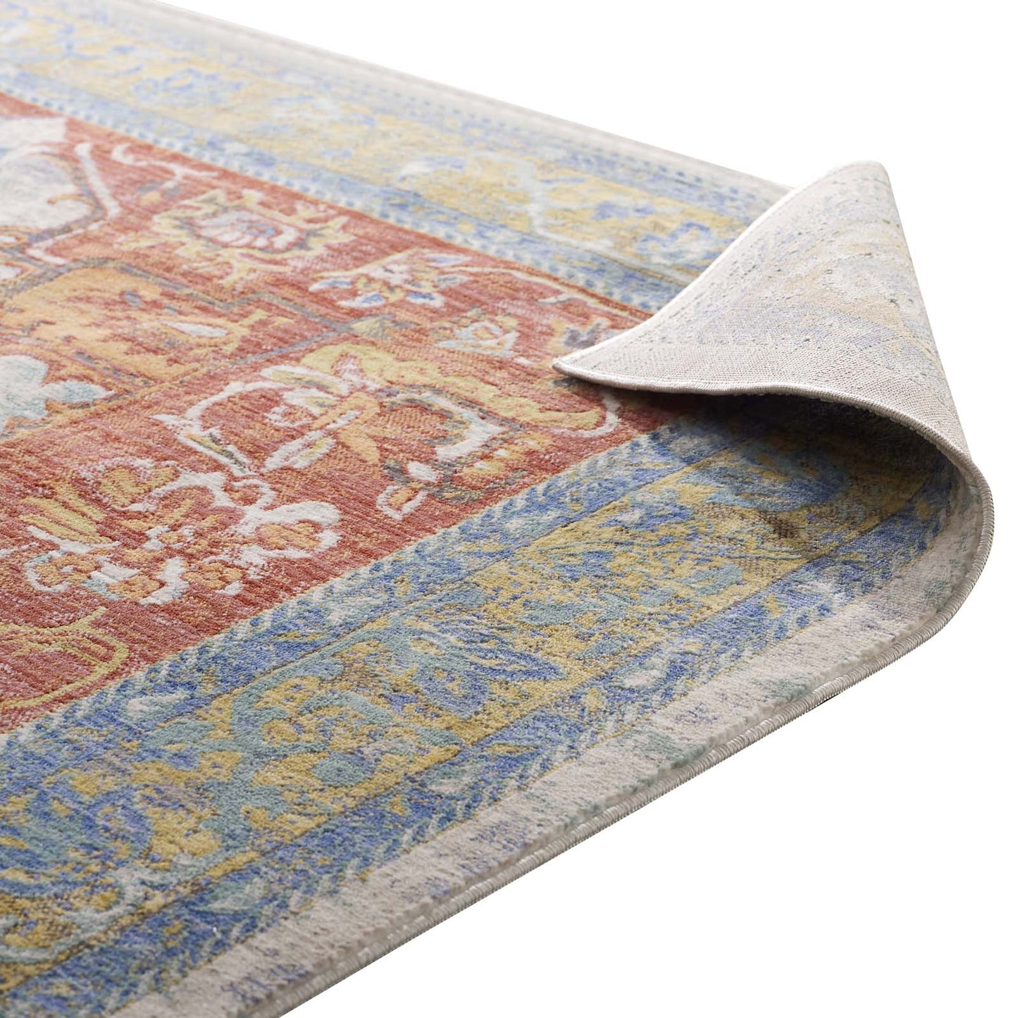 Citlali Distressed Southwestern Aztec 5x8 Area Rug by Modway