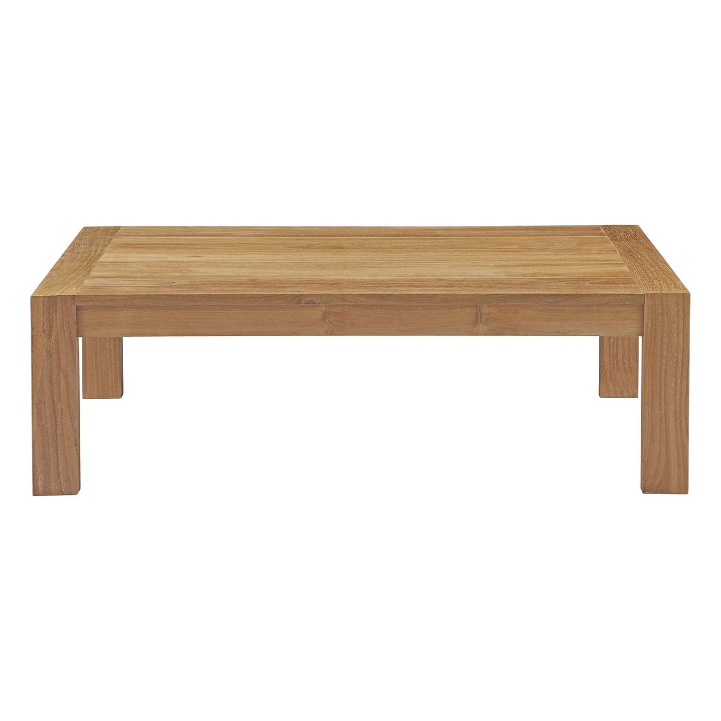 Upland Outdoor Patio Wood Coffee Table by Modway