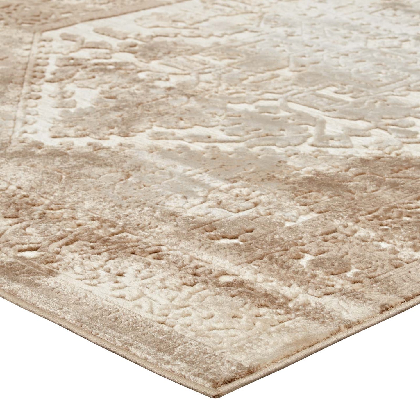 Rosina Distressed Vintage Medallion 8x10 Area Rug by Modway