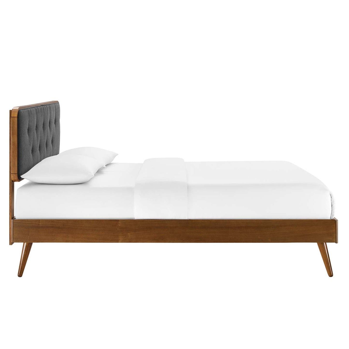 Bridgette Wood Twin Platform Bed With Splayed Legs by Modway