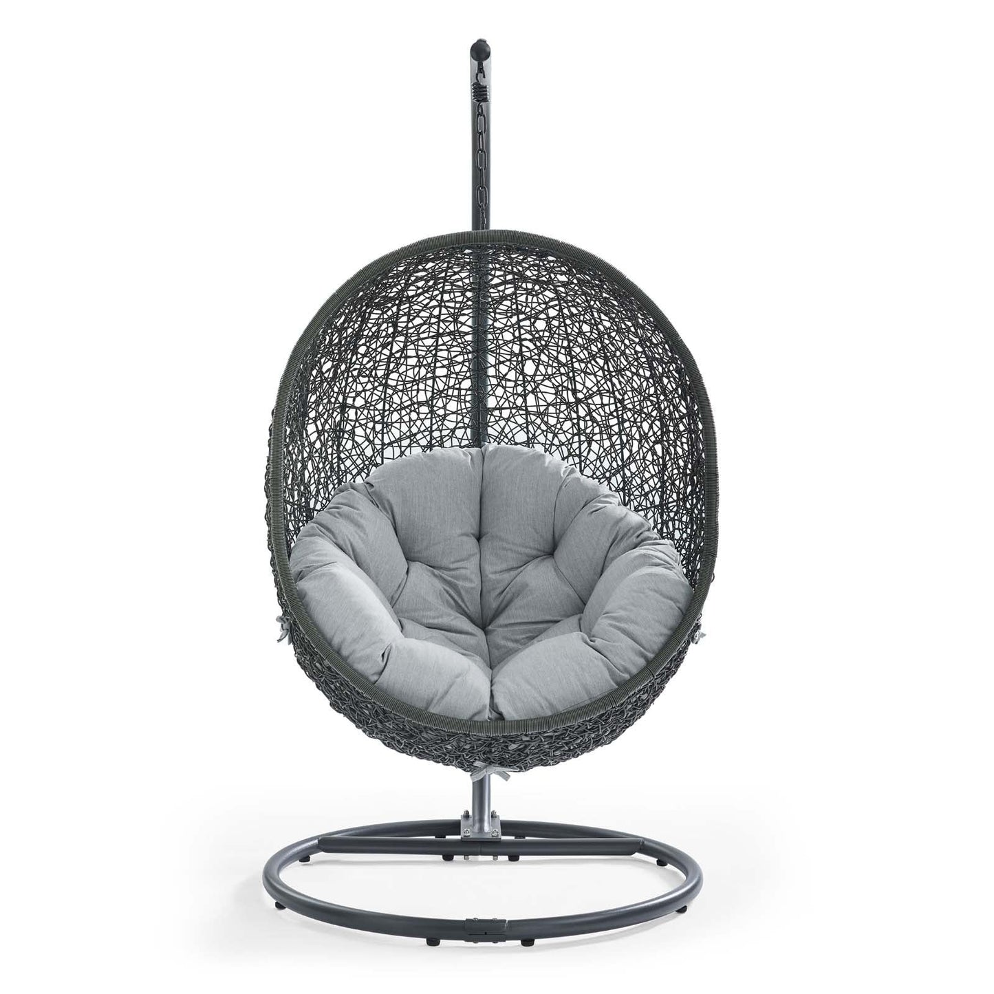 Hide Outdoor Patio Swing Chair With Stand by Modway