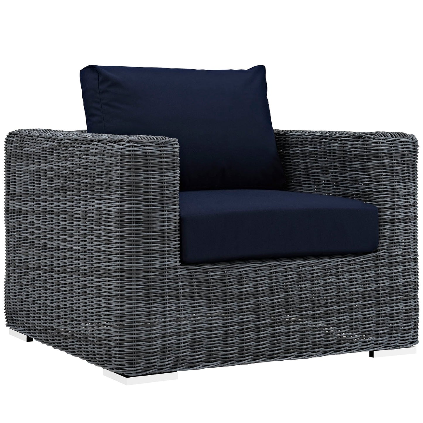 Summon 7 Piece Outdoor Patio Sunbrella¨ Sectional Set by Modway