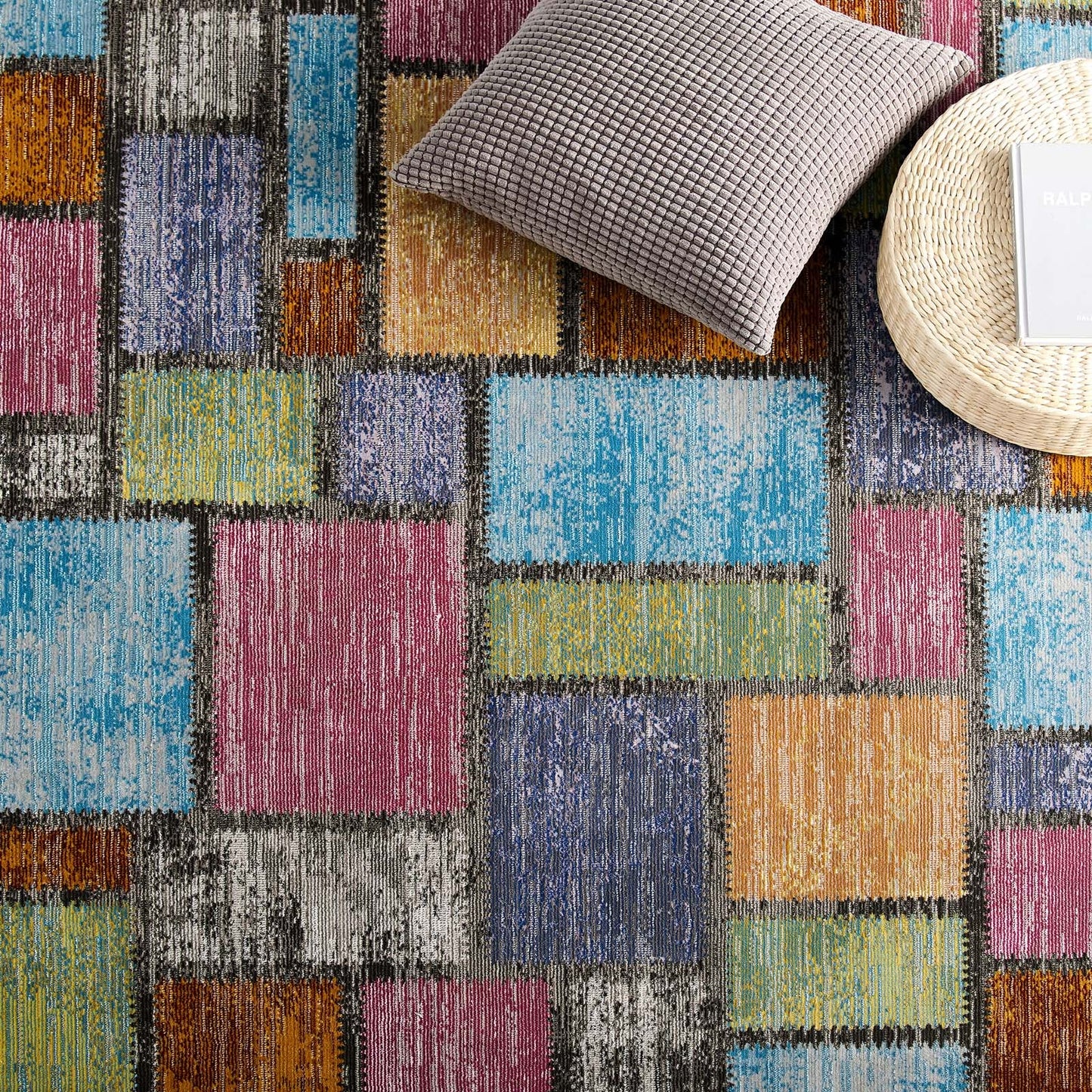 Success Nyssa Abstract Geometric Mosaic 8x10 Area Rug by Modway