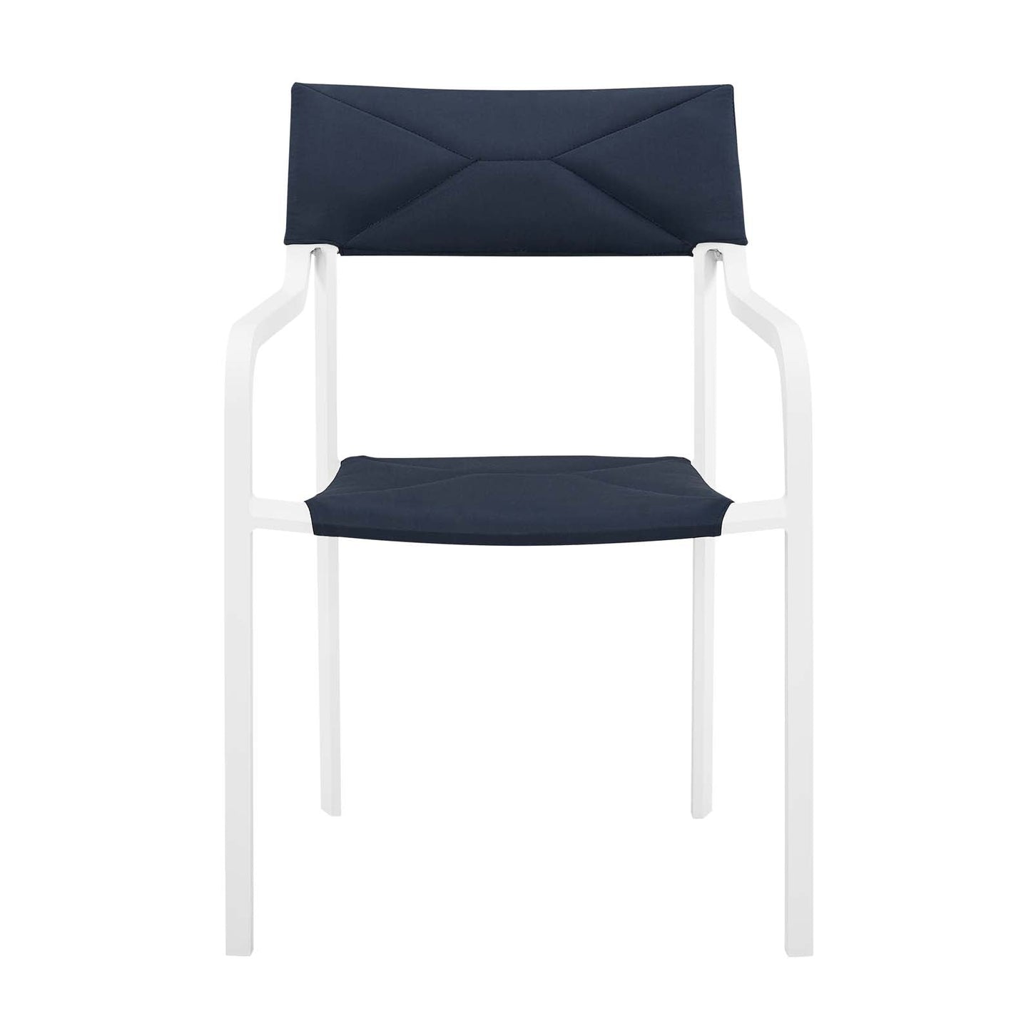 Raleigh Stackable Outdoor Patio Aluminum Dining Armchair by Modway