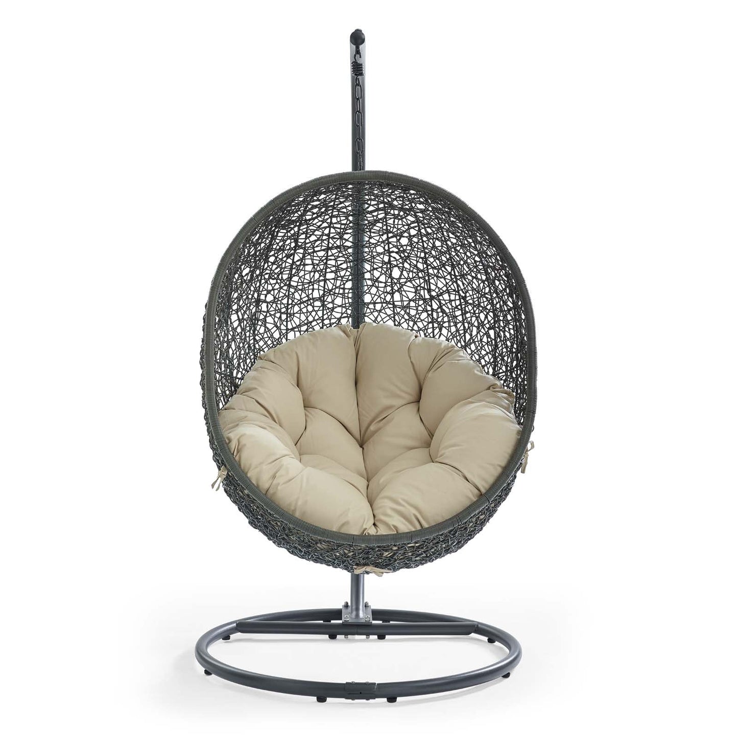 Hide Outdoor Patio Sunbrella¨ Swing Chair With Stand by Modway