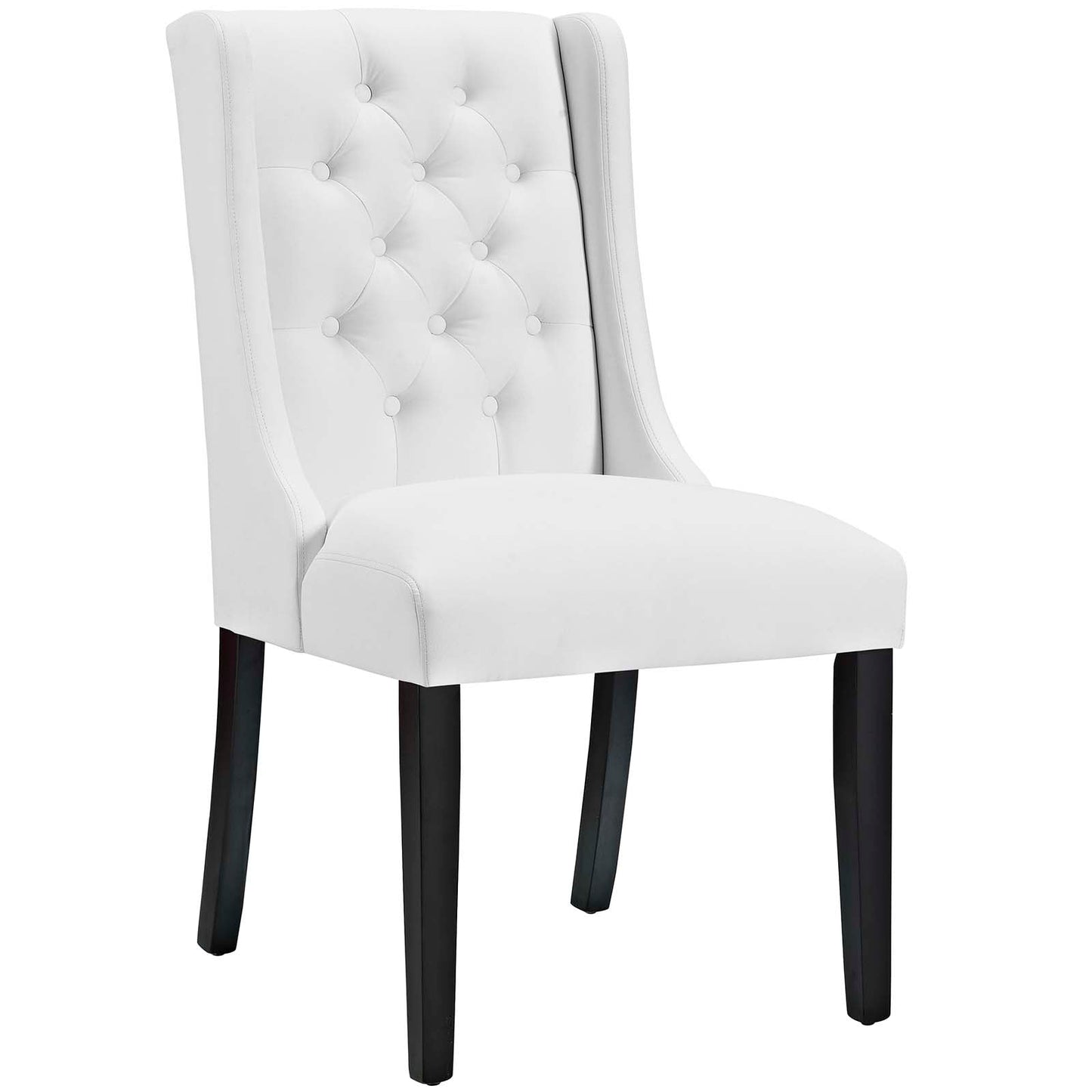 Baronet Button Tufted Vegan Leather Dining Chair by Modway