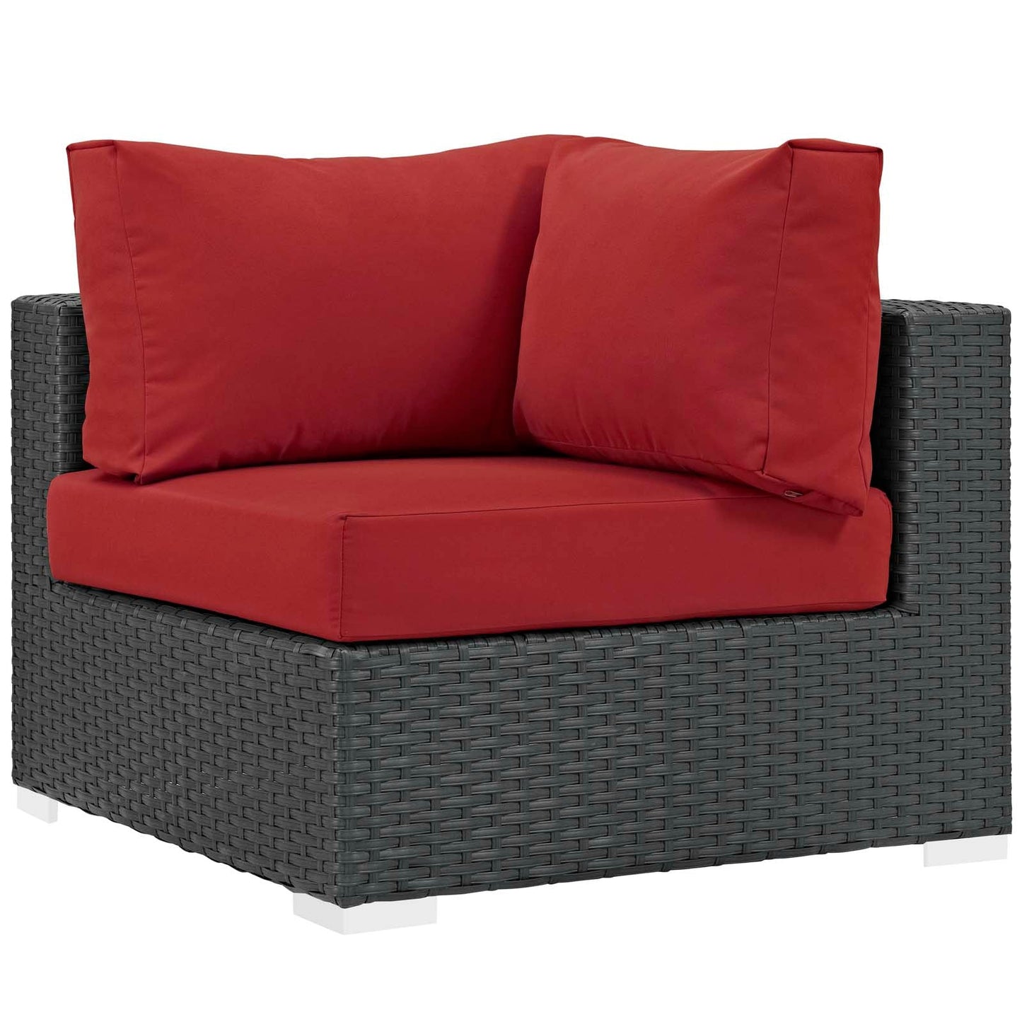 Sojourn 5 Piece Outdoor Patio Sunbrella¨ Sectional Set by Modway